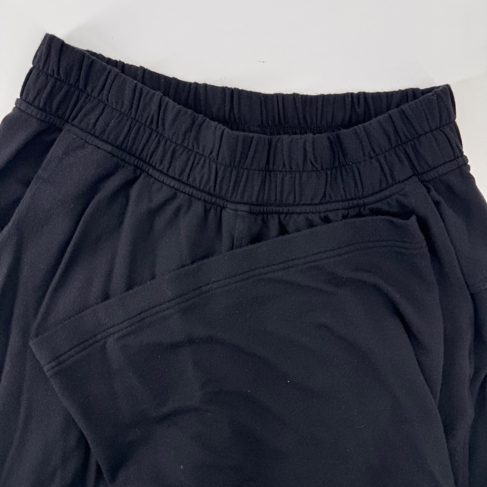 Lululemon BeCalm Mid Rise Wide Leg Pants Women XS Black High Rise Relaxed Fit